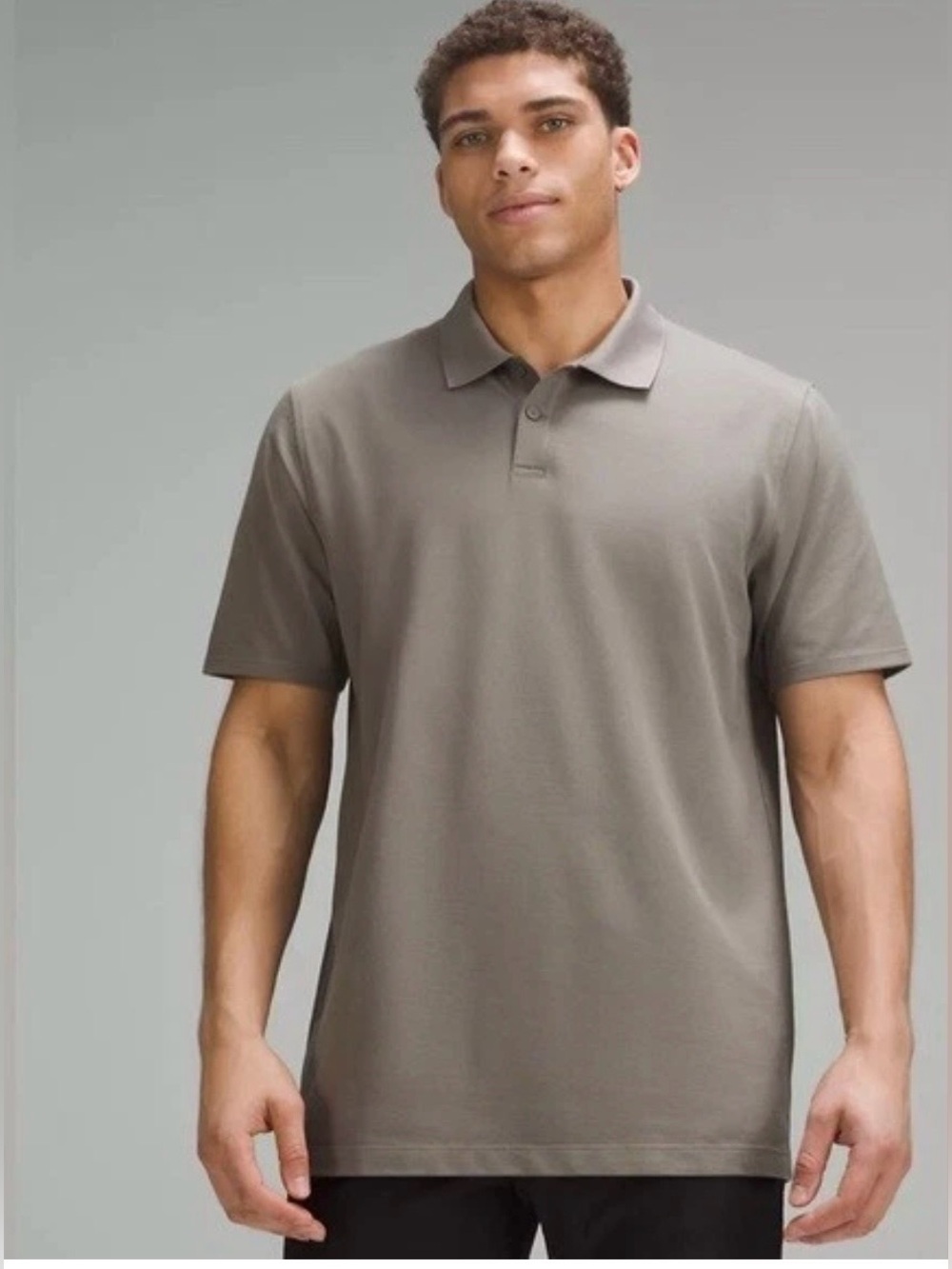 Lululemon Classic-Fit Pique Short Sleeve Polo Shirt Size Unknown